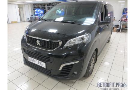 Peugeot Traveller (2016-2019) — установка линз